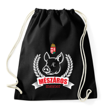 PRINTFASHION Mészáros mester - Sportzsák, Tornazsák - Fekete tornazsák