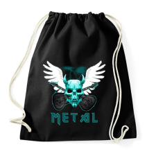 PRINTFASHION METAL2 - Sportzsák, Tornazsák - Fekete tornazsák