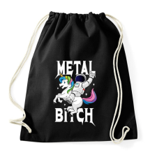 PRINTFASHION Metal b*tch - Sportzsák, Tornazsák - Fekete tornazsák