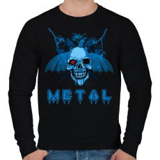PRINTFASHION METAL KOPONYA - Férfi pulóver - Fekete
