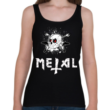 PRINTFASHION metal - Női atléta - Fekete női trikó