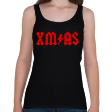 PRINTFASHION Metal XMAS - Női atléta - Fekete atléta, trikó