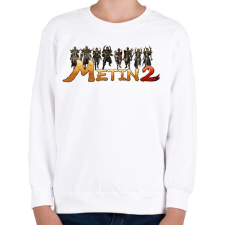PRINTFASHION Metin2 - Gyerek pulóver - Fehér gyerek póló