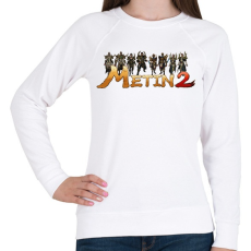 PRINTFASHION Metin2 - Női pulóver - Fehér
