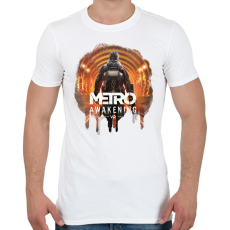 PRINTFASHION Metro Awakening - Férfi póló - Fehér