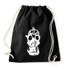 PRINTFASHION Metro Toxic Gas Mask (Fehér) - Sportzsák, Tornazsák - Fekete