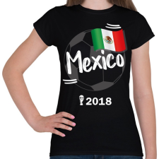 PRINTFASHION Mexikó - Női póló - Fekete női póló