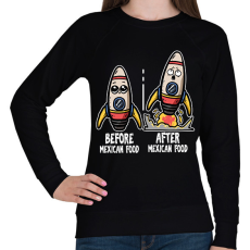 PRINTFASHION Mexikói kaja - Női pulóver - Fekete
