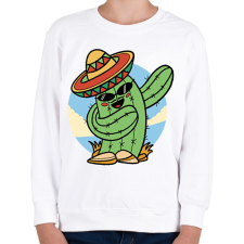 PRINTFASHION Mexikói kaktusz - Gyerek pulóver - Fehér gyerek pulóver, kardigán