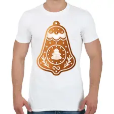 PRINTFASHION Mézeskalács csengő - Férfi póló - Fehér férfi póló