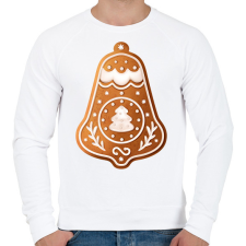 PRINTFASHION Mézeskalács csengő - Férfi pulóver - Fehér férfi pulóver, kardigán