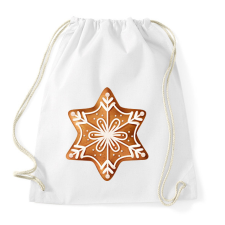 PRINTFASHION Mézeskalács csillag - Sportzsák, Tornazsák - Fehér tornazsák