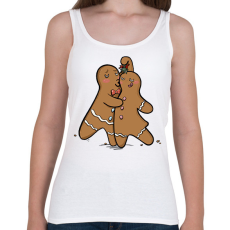 PRINTFASHION Mézeskalács tánc - Női atléta - Fehér