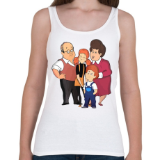 PRINTFASHION Mézga család! - Női atléta - Fehér