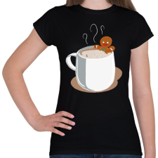 PRINTFASHION Mézi jakuzzi - Női póló - Fekete női póló