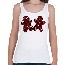 PRINTFASHION Mézi - Női atléta - Fehér női trikó