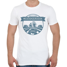 PRINTFASHION Mezőgazdászok ásza - Férfi póló - Fehér férfi póló