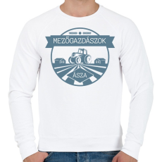 PRINTFASHION Mezőgazdászok ásza - Férfi pulóver - Fehér