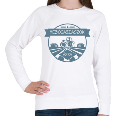 PRINTFASHION Mezőgazdászok ásza - Női pulóver - Fehér