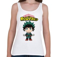 PRINTFASHION MHA Izuku Midoriya - Női atléta - Fehér