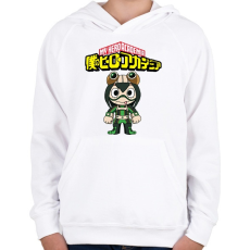 PRINTFASHION MHA Tsuyu Asui - Gyerek kapucnis pulóver - Fehér
