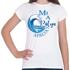 PRINTFASHION Mi a pálya, apálya? - Női póló - Fehér női póló