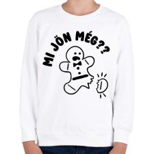 PRINTFASHION Mi jön még mézeskalács - Gyerek pulóver - Fehér gyerek pulóver, kardigán
