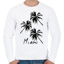 PRINTFASHION Miami  - Férfi pulóver - Fehér férfi pulóver, kardigán