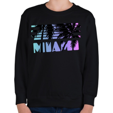 PRINTFASHION Miami  - Gyerek pulóver - Fekete