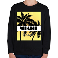PRINTFASHION Miami  - Gyerek pulóver - Fekete