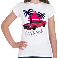 PRINTFASHION Miami  - Női póló - Fehér női póló