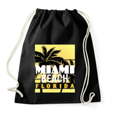 PRINTFASHION Miami  - Sportzsák, Tornazsák - Fekete tornazsák
