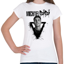 PRINTFASHION Michael Bibi - Női póló - Fehér női póló