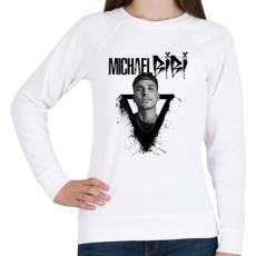 PRINTFASHION Michael Bibi - Női pulóver - Fehér