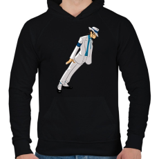 PRINTFASHION Michael Jackson - Férfi kapucnis pulóver - Fekete