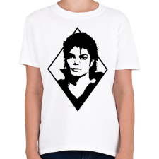 PRINTFASHION Michael Jackson - Gyerek póló - Fehér gyerek póló
