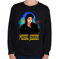 PRINTFASHION michael jackson - Gyerek pulóver - Fekete gyerek pulóver, kardigán