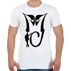 PRINTFASHION Michael Jackson MJ - Férfi póló - Fehér