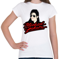 PRINTFASHION michael-jackson - Női póló - Fehér női póló