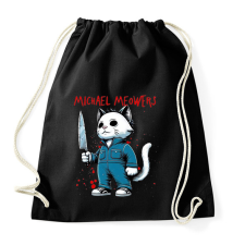 PRINTFASHION Michael MEOWers - Sportzsák, Tornazsák - Fekete tornazsák