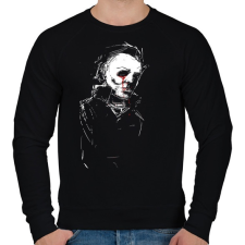 PRINTFASHION Michael Myers - Férfi pulóver - Fekete férfi pulóver, kardigán