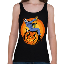 PRINTFASHION Michael Myers - Női atléta - Fekete női trikó