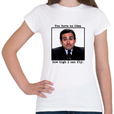 PRINTFASHION Michael Scott - Női póló - Fehér női póló
