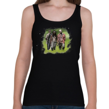 PRINTFASHION Michonne - Női atléta - Fekete női trikó