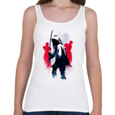 PRINTFASHION Michonne The Walking Dead - Női atléta - Fehér női trikó