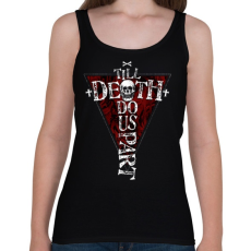 PRINTFASHION Míg a halál el nem választ - Női atléta - Fekete