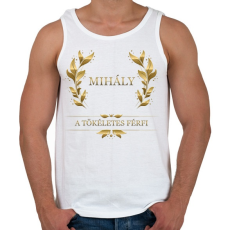 PRINTFASHION Mihály - Férfi atléta - Fehér