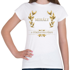PRINTFASHION Mihály - Női póló - Fehér