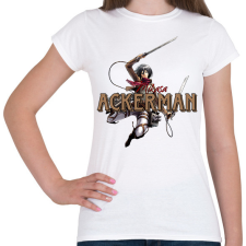 PRINTFASHION Mikasa minta (AOT) - Női póló - Fehér női póló