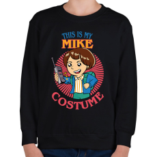 PRINTFASHION Mike costume - Gyerek pulóver - Fekete